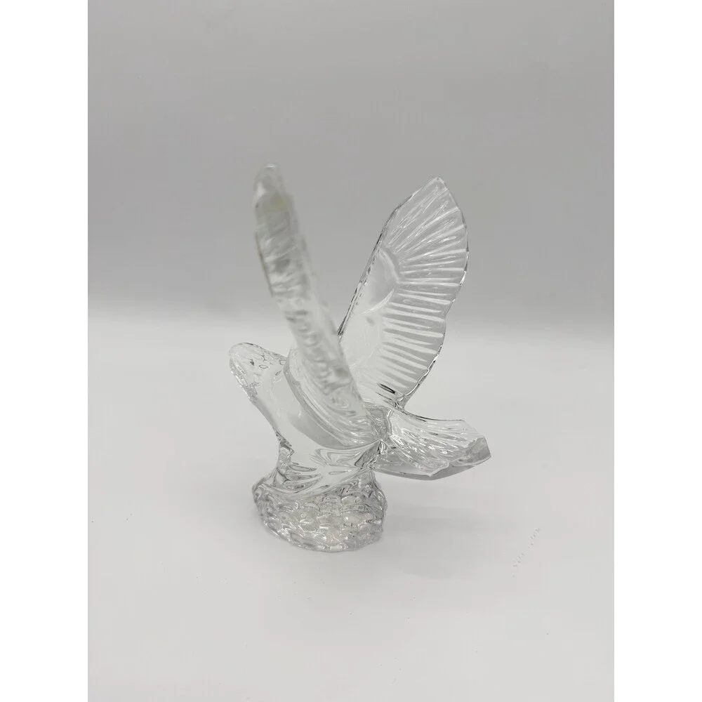 Waterford Crystal Eagles Wing Lead Clear 7” Bald American Eagle Bird Figurine
